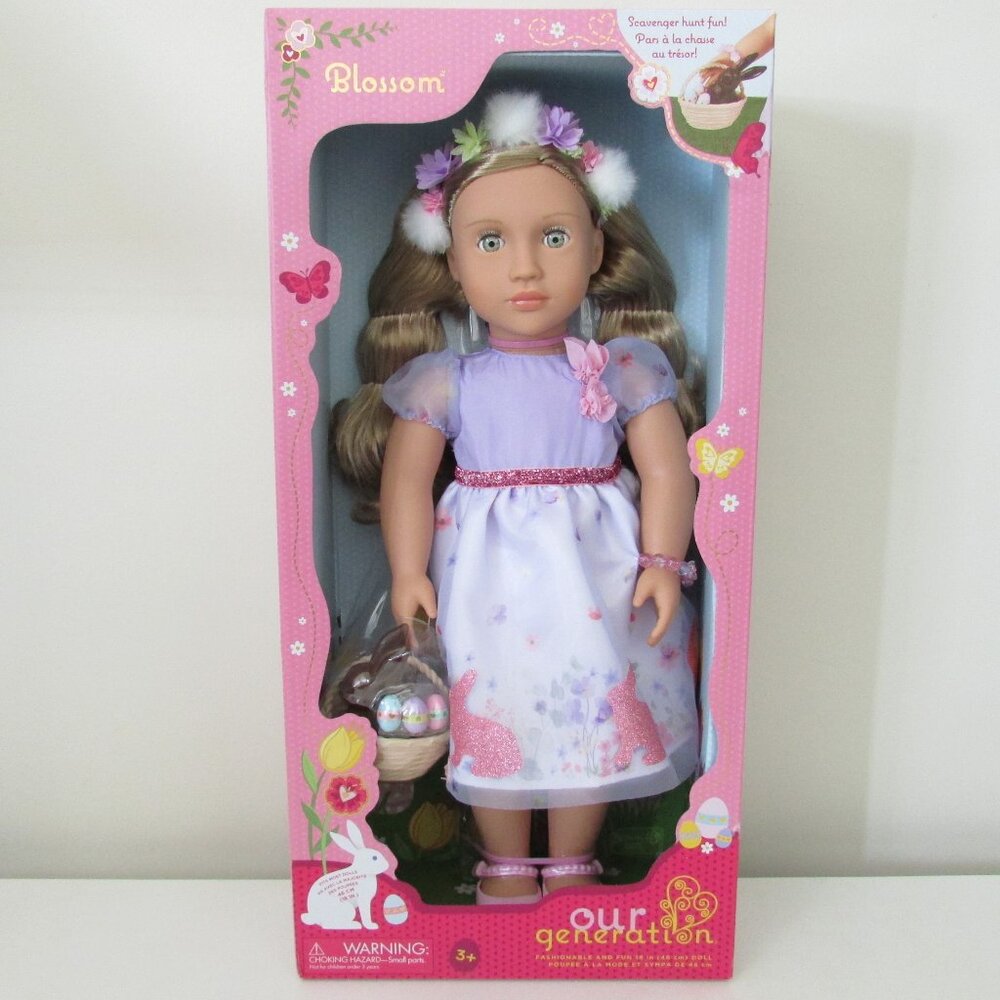 NEW Our Generation 18" doll Blossom, Limited Edition Easter 2026